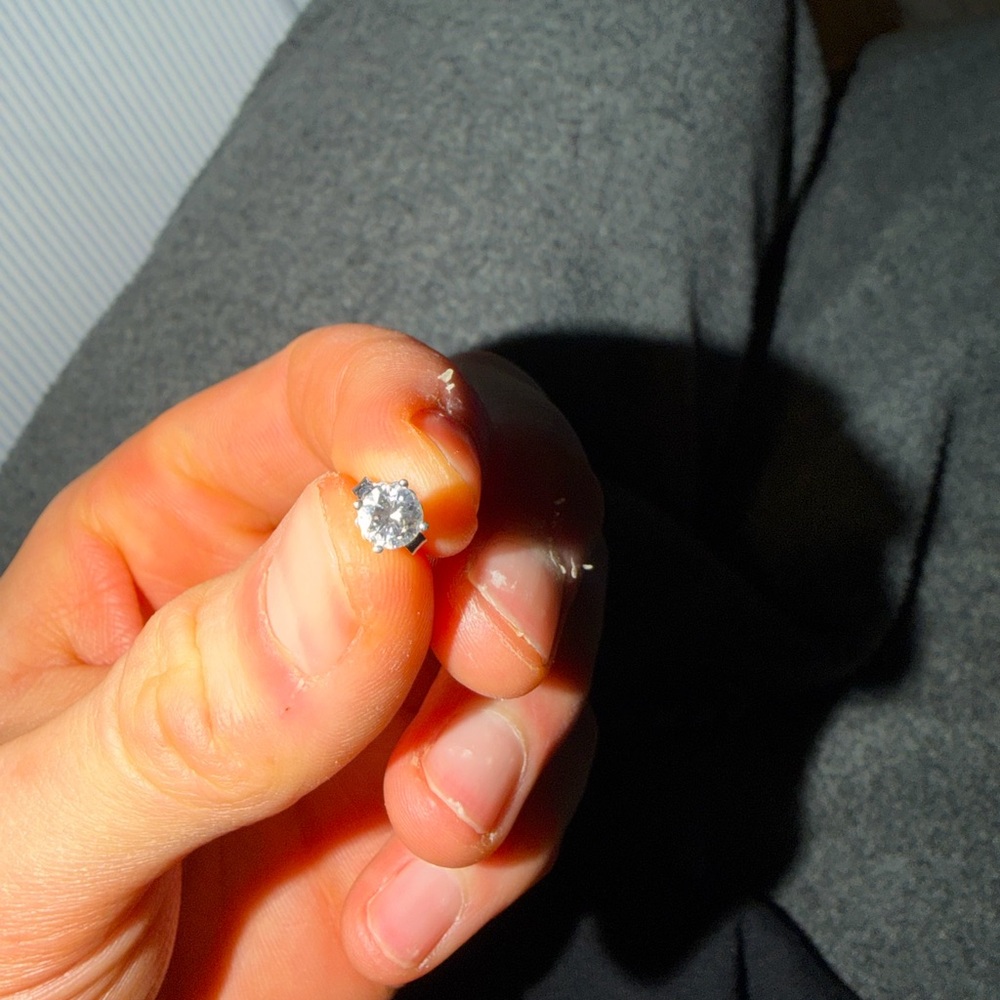 Elegant Silver Stud Earrings